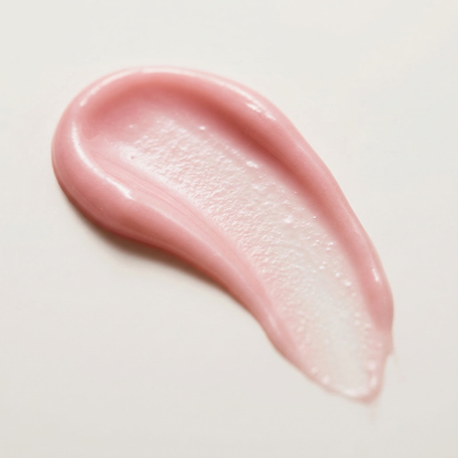 The Care Formula Peptide Renewal Serum pink serum texture close-up